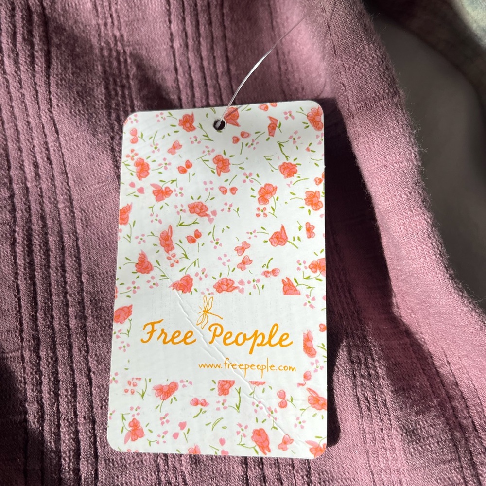 NWT Free People We The Free Misty Mountain Tie-Dye Long Sleeve Top - Picture 7 of 9